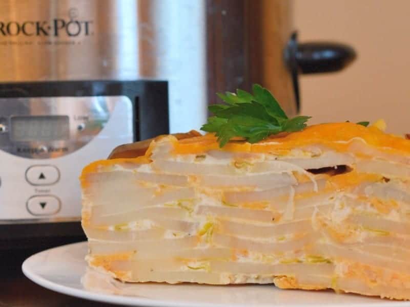 Fleming’s Slow Cooker Au Gratin Potatoes Savory Experiments