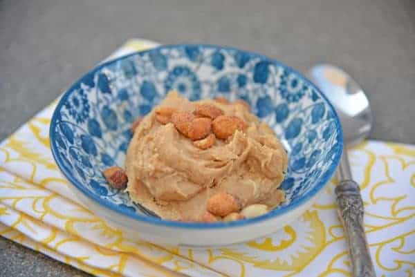 Single Peanut Butter Cookie Dough Indulge in small bowl of heaven: eggless single serve Peanut Butter Cookie Dough. You know you want some.