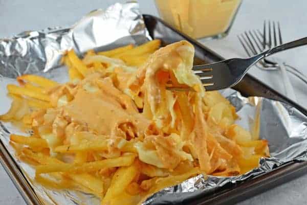 animal-style-fries Now you can enjoy Copycat In-N-Out Burger Animal Style Fries at home! Using a simple fry sauce, crispy fries, American cheese and fried onions.