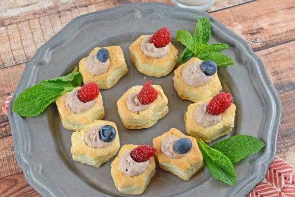 Chocolate Mousse Puff Pastry Cups