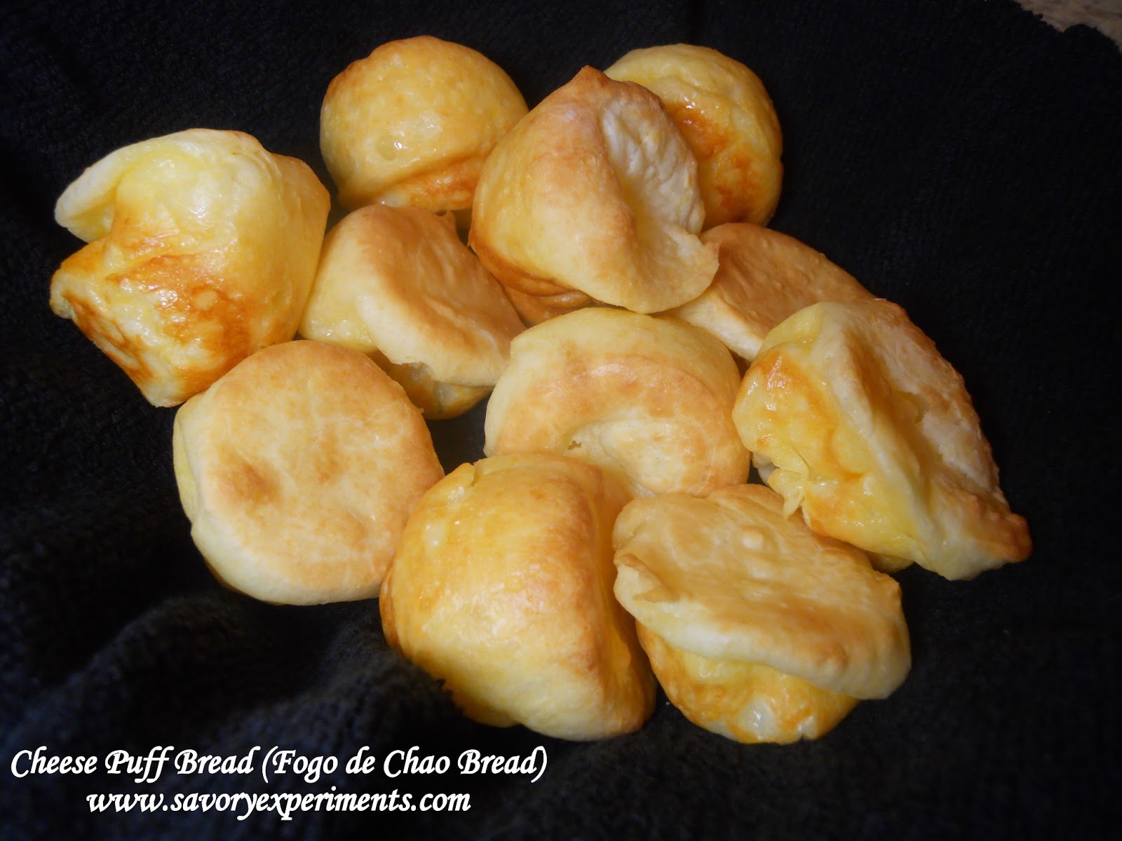 Cheese Puff Bread (Fogo de Chao Bread)