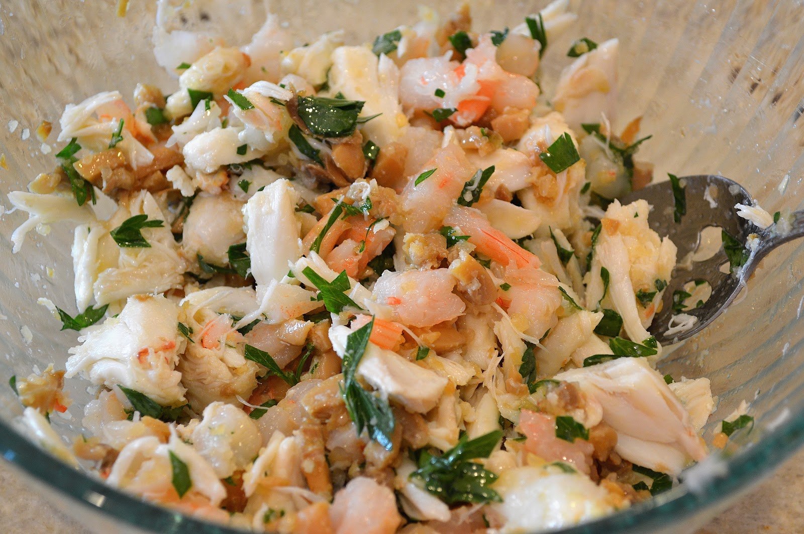 Crab and Shrimp Stuffed Shells in a Sherry Cream Sauce Savory Experiments