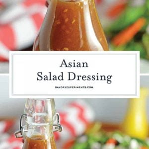 Collage of Asian Salad Dressing for Pinterest