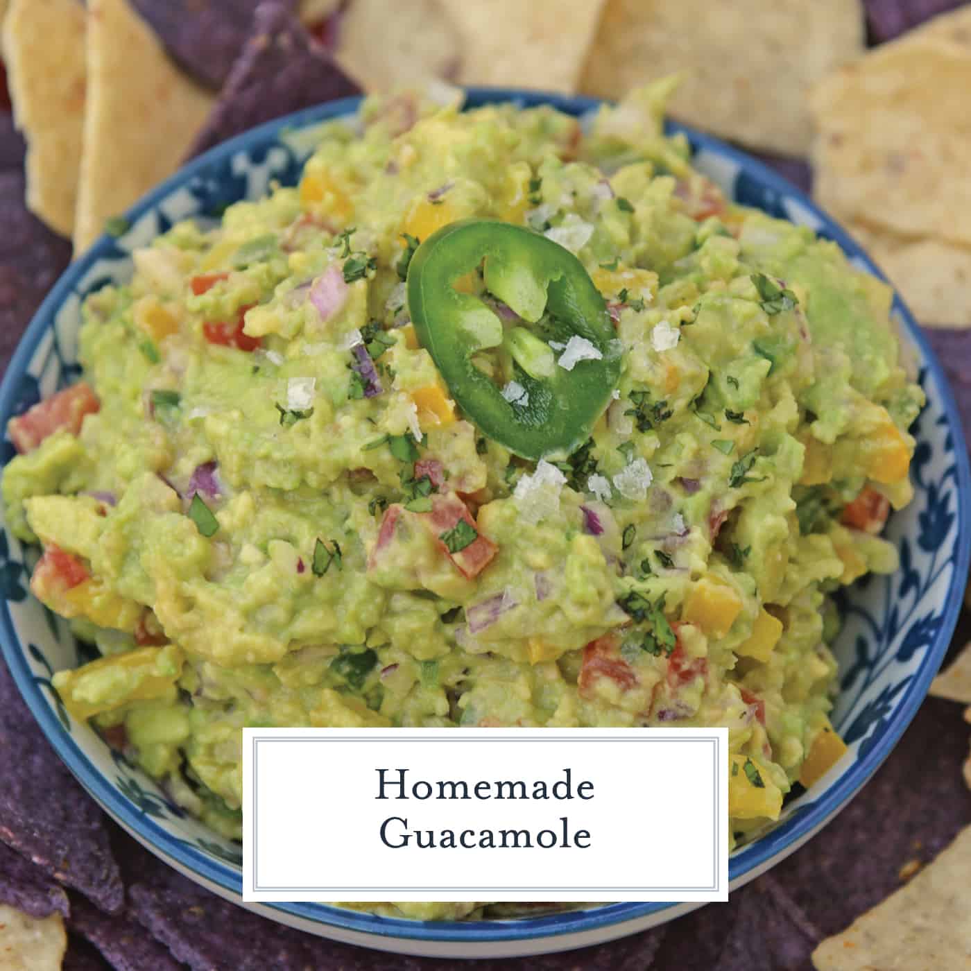 This Homemade Guacamole is one of the Best Guacamole Recipe you'll find! It's an easy guacamole recipe that is perfect for pairing with chips, fish, chicken, beef, salad or any food that needs a little pick-me-up! #bestguacamolerecipe #easyguacamolerecipe #homemadeguacamole www.savoryexperiments.com