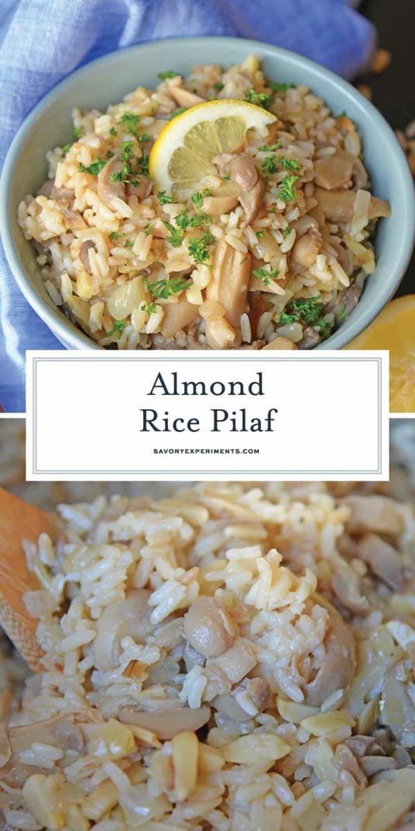 Almond Rice Pilaf for Pinterest  