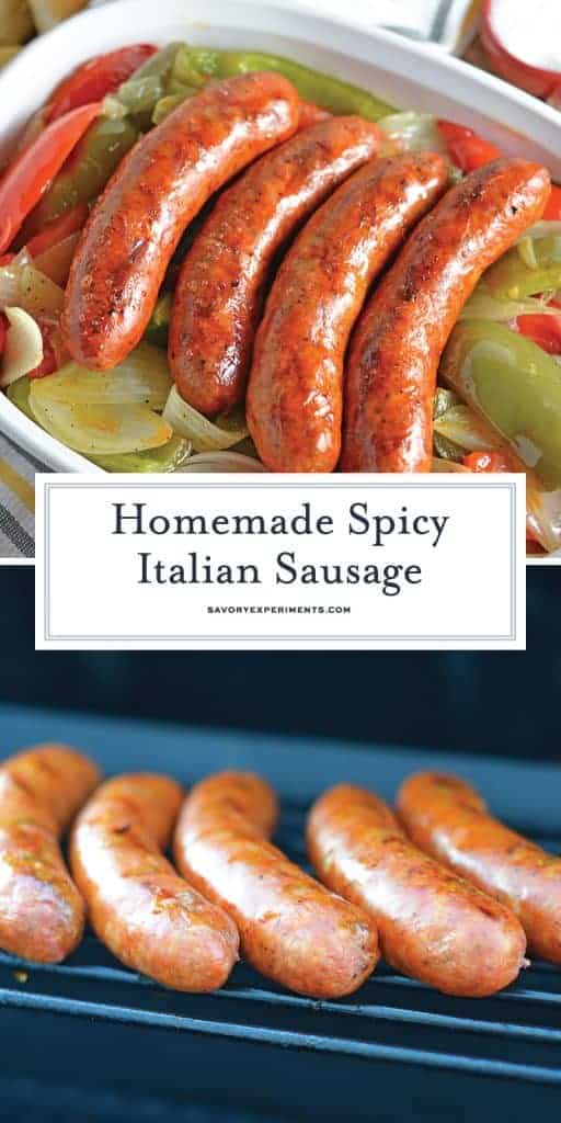Learn how to make Homemade Italian Sausage, a fun and fulfilling process. Adjust the heat and the ingredients for a custom blend every time! #homemadesausage #italiansausagerecipe www.savoryexperiments.com