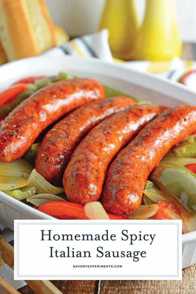 Learn how to make Homemade Italian Sausage, a fun and fulfilling process. Adjust the heat and the ingredients for a custom blend every time! #homemadesausage #italiansausagerecipe www.savoryexperiments.com