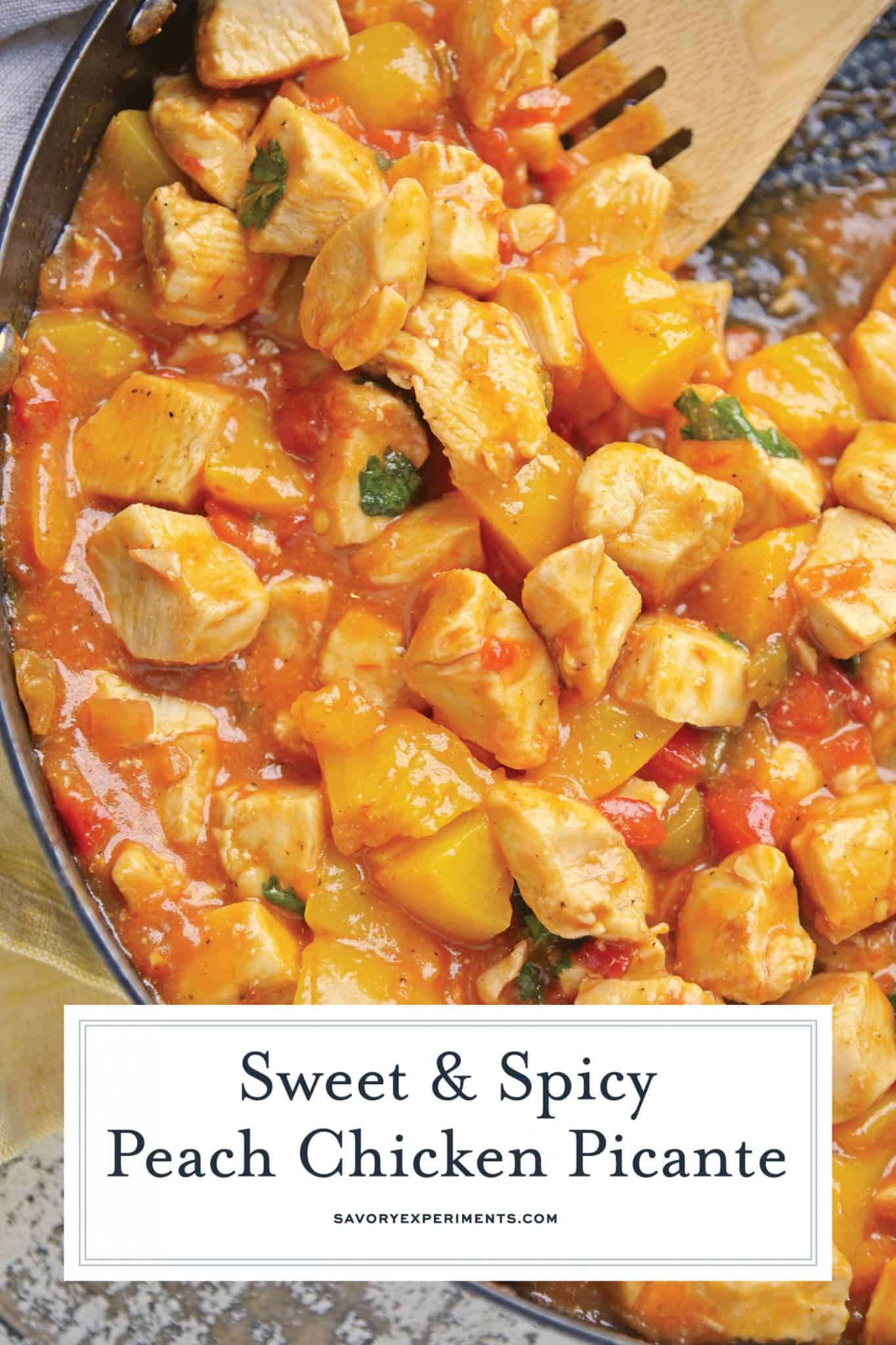 Peach Chicken Picante Healthy and Easy Chicken Recipes