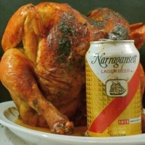 Beer Can Chicken Recipe is one of the simplest and tastiest ways to prepare a whole bird. Pair with Cola BBQ sauce for an amazing dinner on the grill (or in the oven)!