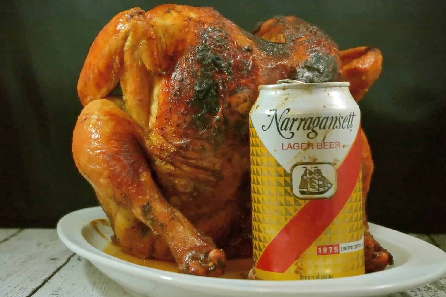 Beer Can Chicken Recipe is one of the simplest and tastiest ways to prepare a whole bird. Pair with Cola BBQ sauce for an amazing dinner on the grill (or in the oven)!