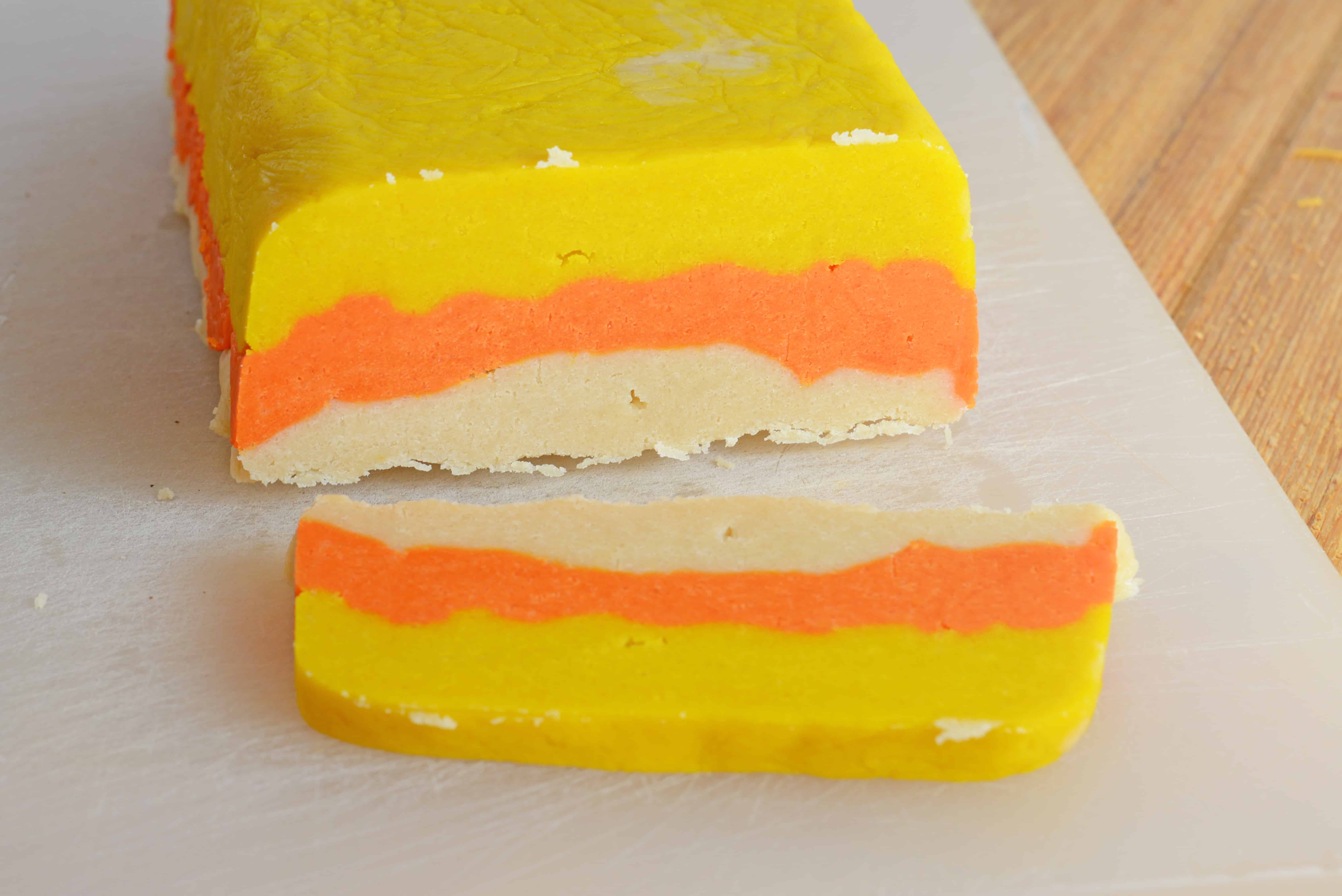 Candy Corn Sugar Cookies are the perfect Halloween Cookie! 