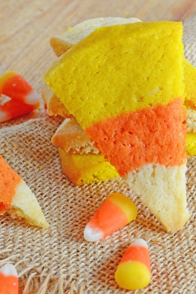 Candy Corn Sugar Cookies are the perfect Halloween Cookie!