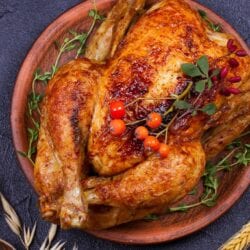Have you ever wondered how to fry a turkey? Here are easy step-by-step instructions that can be used with any fried turkey recipe. #howtofryaturkey #friedturkeyrecipe www.savoryexperiments.com