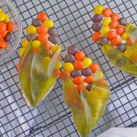 Thanksgiving Cookies are super cute sugar cookie cutouts that can be made alongside your Thanksgiving Turkey Cookies! #sugarcookiecutoutrecipe #thanksgivingcookies #thanksgivingturkeycookies www.savoryexperiments.com