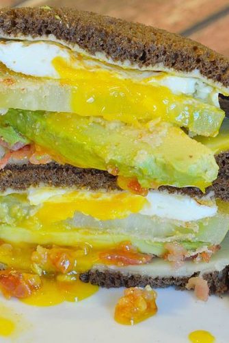 The Whistle Stop Sandwich is awarded the best sandwich of the year! Fried green tomatoes, avocado, white cheddar, bacon and fried egg on pumpernickel bread.