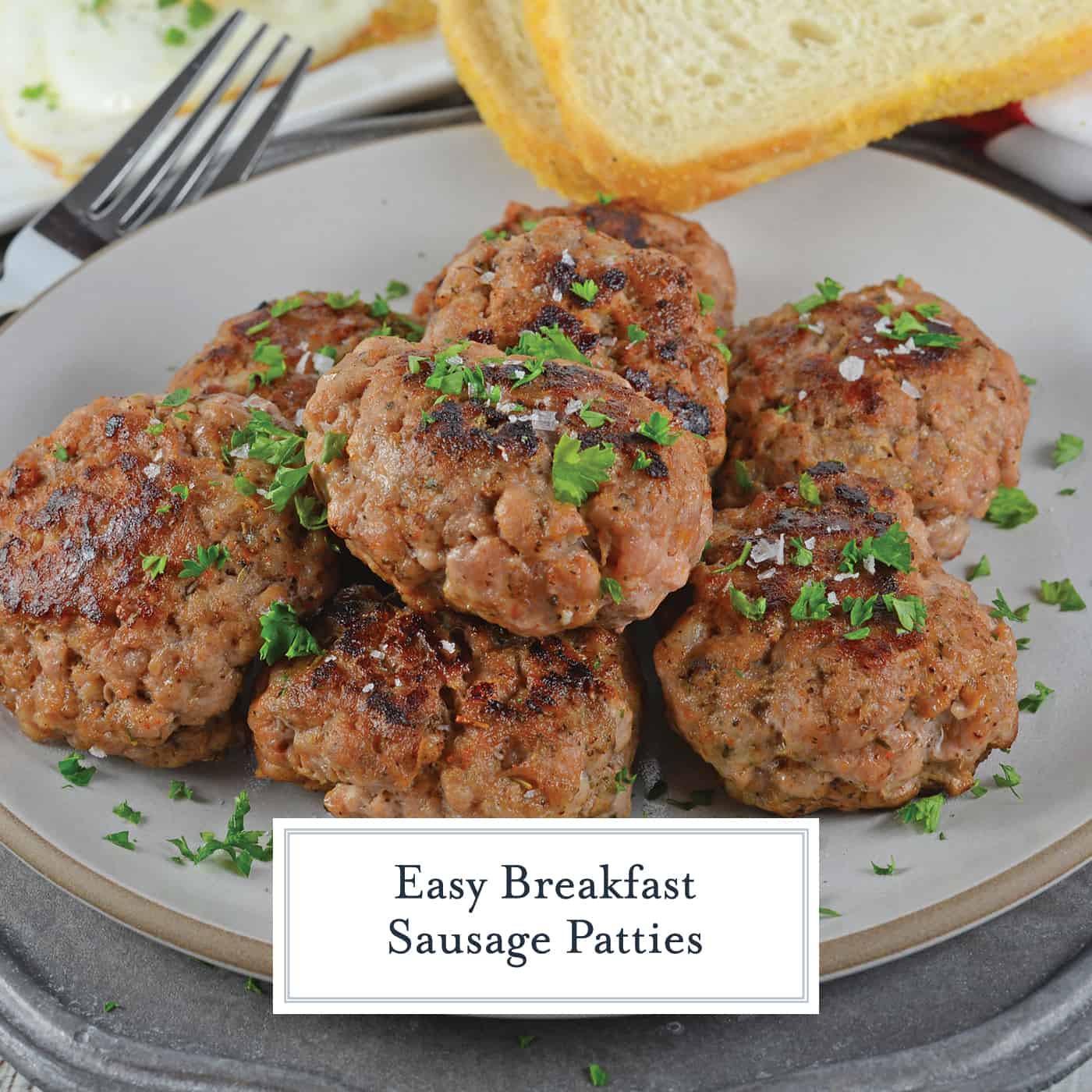 Homemade Breakfast Sausage is super easy using my proprietary blend of breakfast sausage seasoning. Add eggs and toast to complete your delicious breakfast. #breakfastsausagerecipe #breakfastsausageseasoning #homemadebreakfastsausage www.savoryexperiments.com