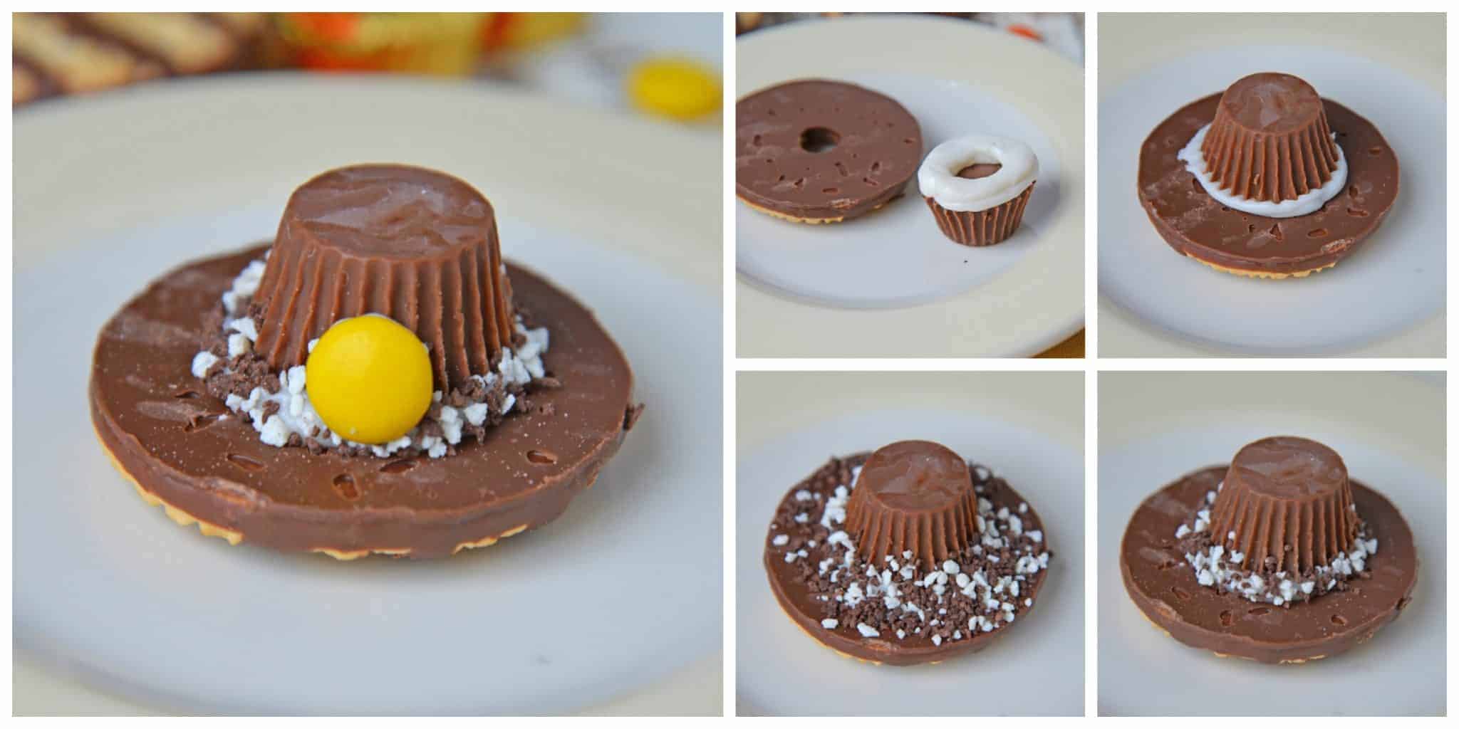 No-bake Pilgrim Hat Cookies are a cute activity for kids and the perfect Thanksgiving dessert. They require no baking and only 4 ingredients! #thanksgivingcookies #pilgrimhats www.savoryexperiments.com