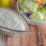 Homemade Italian Dressing - Creamy, zesty Italian dressing made in just 10 minutes from whole ingredients. www.savoryexperiments.com