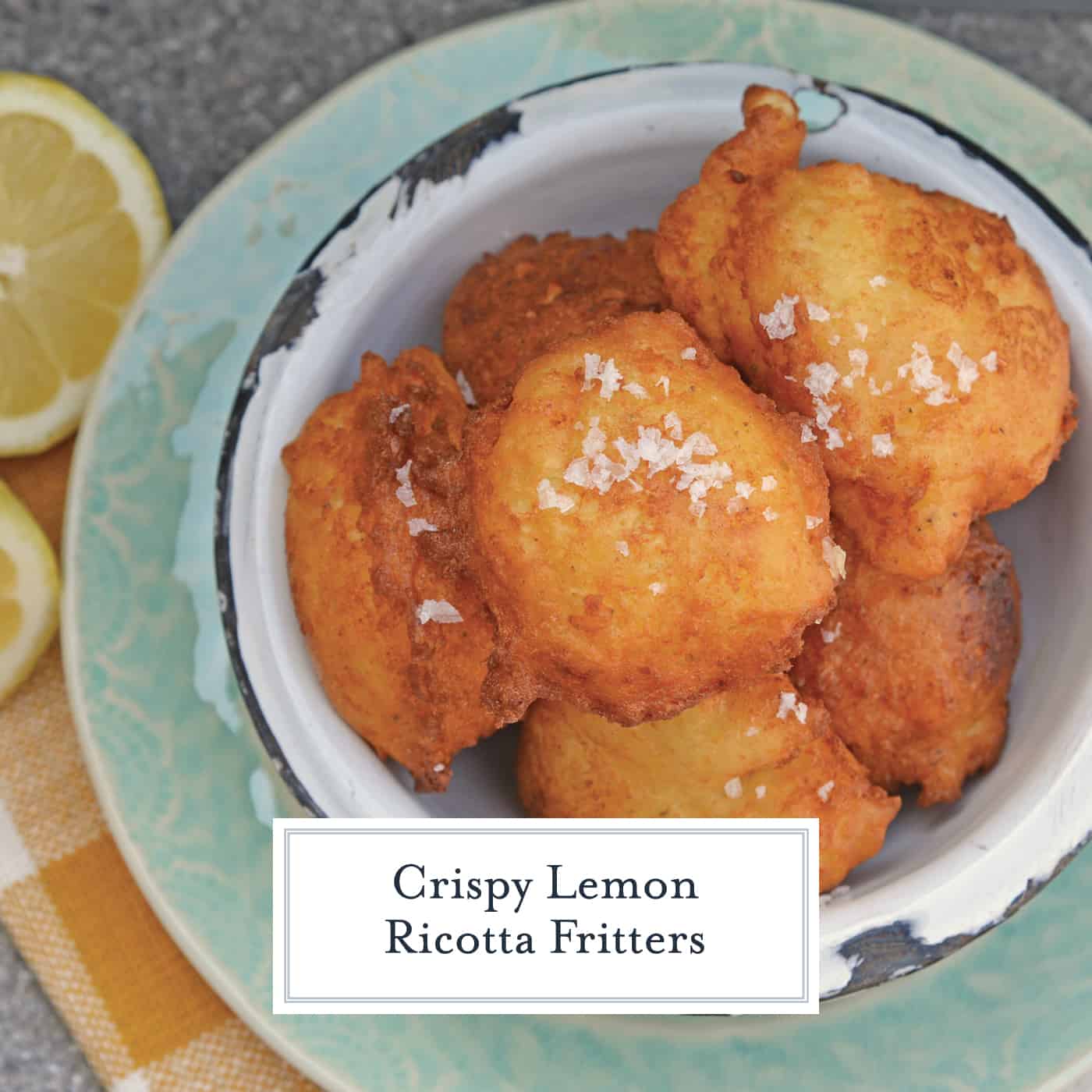 Lemon Ricotta Fritters are a savory fritter recipe. Smooth and rich, they are filled with cheese and a subtle lemon and sage. Served with garlic aioli! #frittersrecipe #ricottafritter www.savoryexperiments.com