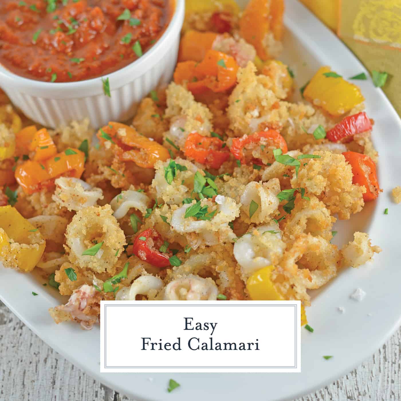 Easy Fried Calamari Recipe - An Italian Calamari Fritti