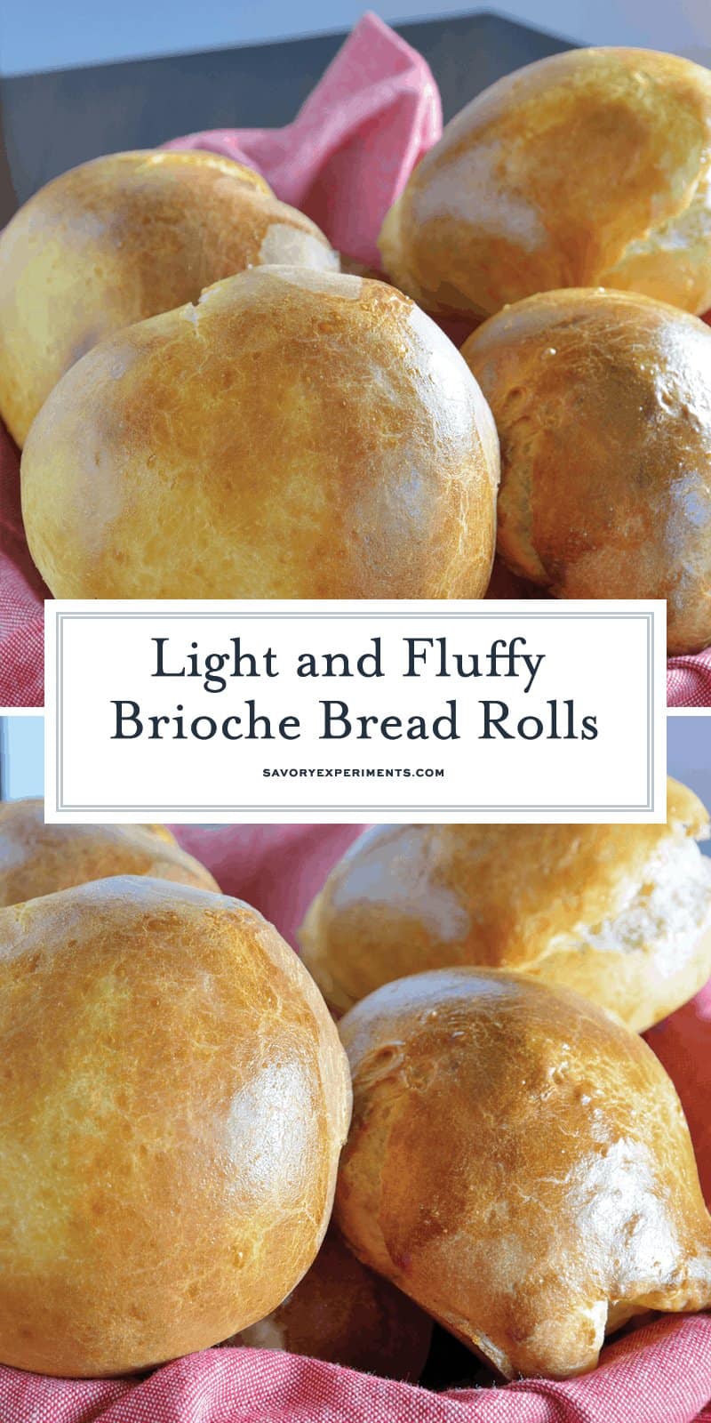 This Brioche Bread Rolls recipe shows you that making bread at home isn’t as hard as you think! Step-by-step instructions on how to make brioche right here! #briocheroll #whatisbrioche #Howtomakebrioche www.savoryexperiments.com