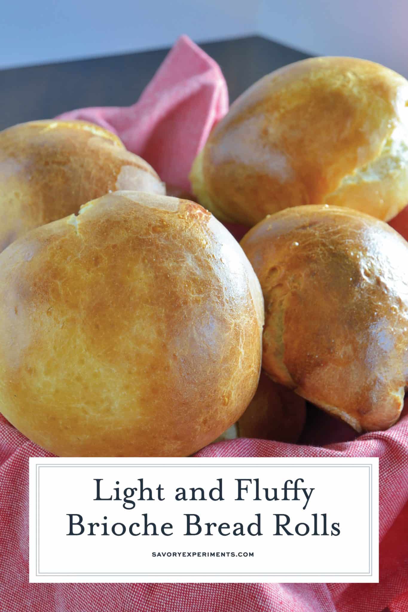 This Brioche Bread Rolls recipe shows you that making bread at home isn’t as hard as you think! Step-by-step instructions on how to make brioche right here! #briocheroll #whatisbrioche #Howtomakebrioche www.savoryexperiments.com