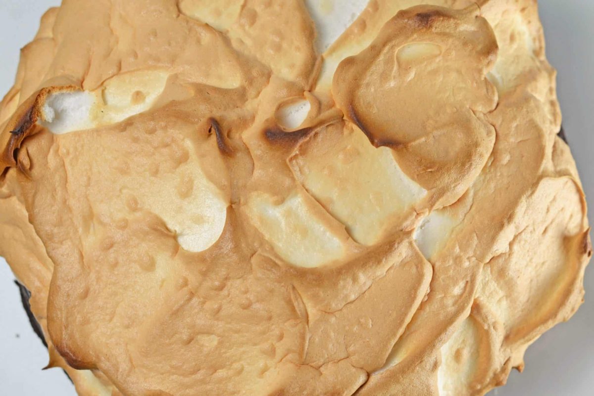 Chocolate Guinness Cake Flourless Chocolate Cake + Meringue Topping