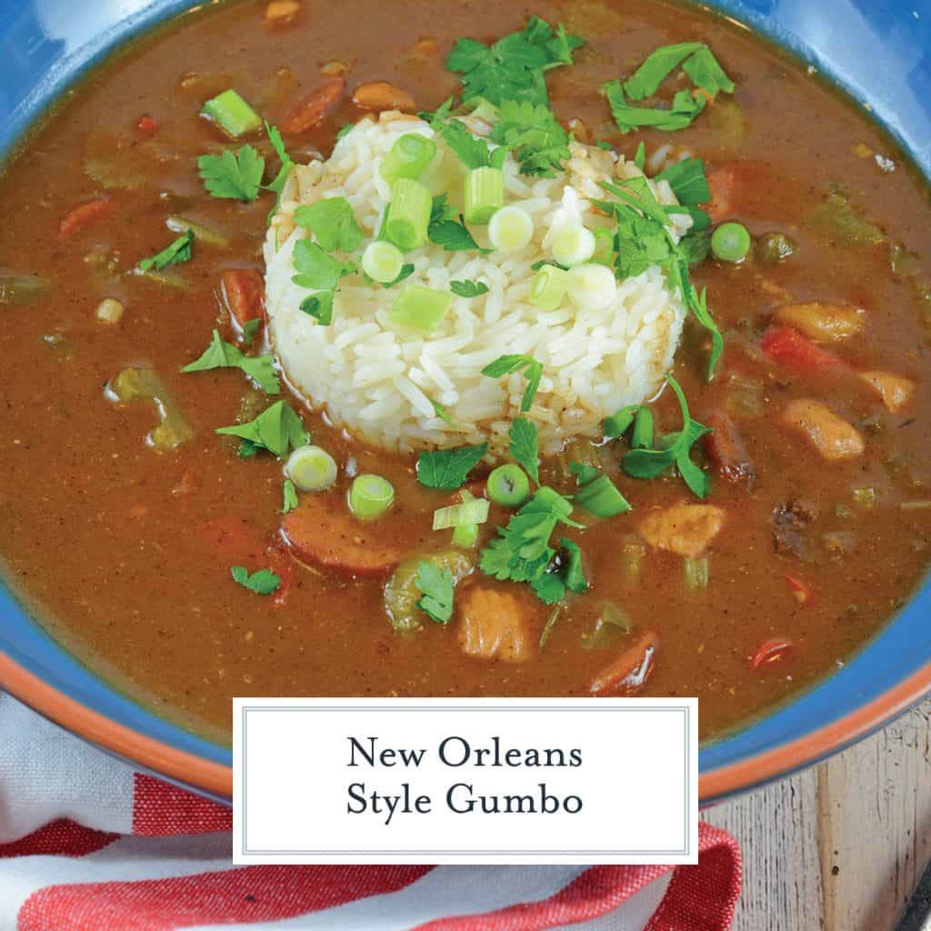 Chicken & Sausage Gumbo (with a Seafood Gumbo Variation!)