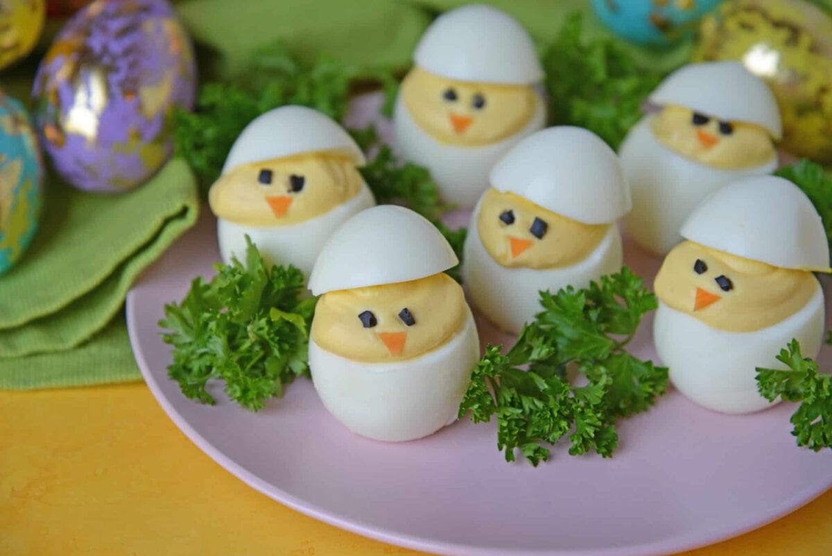 Deviled Egg Chicks Classic Deviled Eggs for Easter