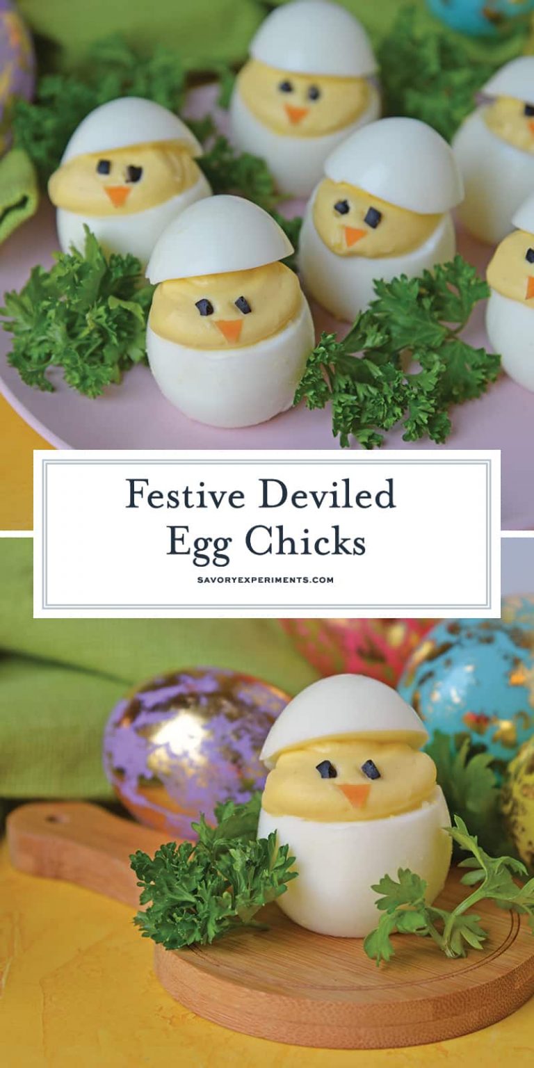 Deviled Egg Chicks Classic Deviled Eggs for Easter