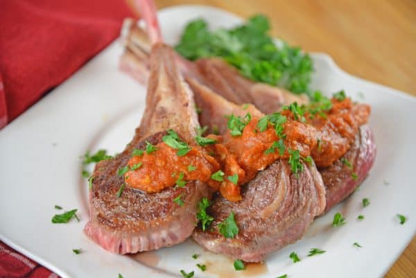 Lamb Chops 3 Lamb Chops, also known as Lamb Lollipops, are one of the easiest dinners to make! Only 10 minutes to cook with a smoky romesco sauce and you are ready to dine!