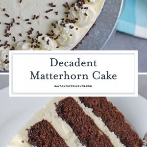 The Matterhorn Cake for Pinterest