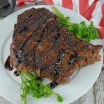 Copycat Capital Grille Porcini Rubbed Delmonico is the perfect home date night dinner. An easy recipe filled with robust steak flavors and sweet balsamic reduction sauce.