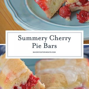 Cherry Pie Bars are the best mix of cherry pie, bars and hand pies. Easy to make and easy to eat, they are the ultimate easy dessert recipe!  #cherrypiebars www.savoryexperiments.com