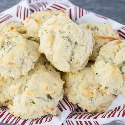 basket of drop biscuits