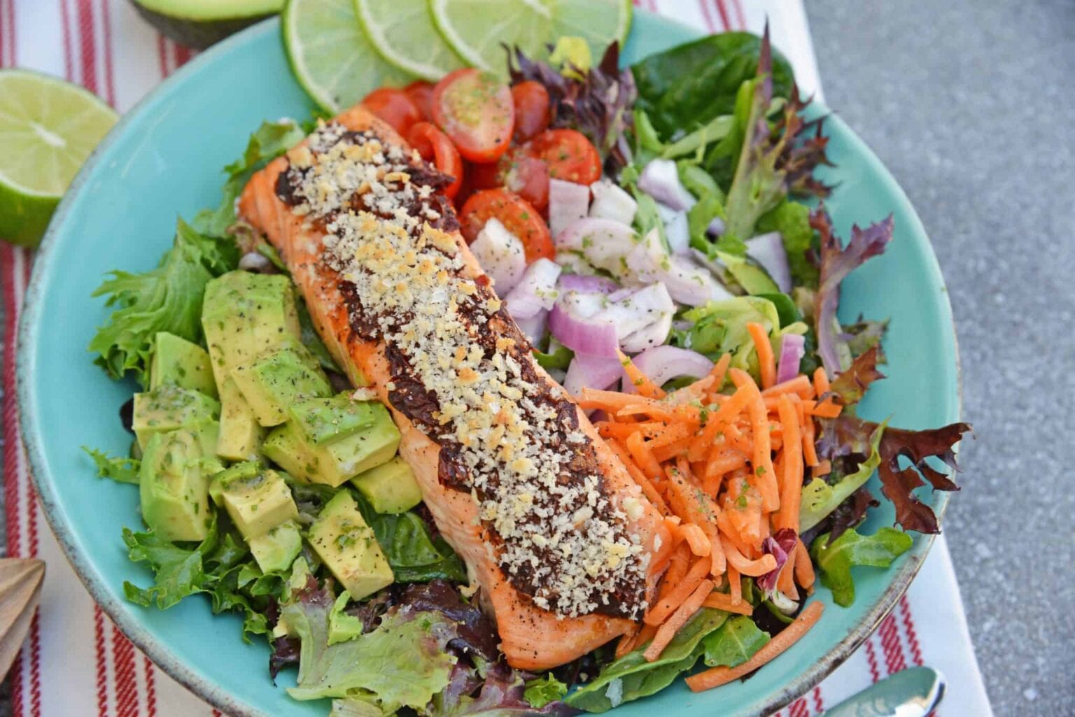 Crispy Chipotle Salmon Salad - A Delectable Salmon Salad Recipe