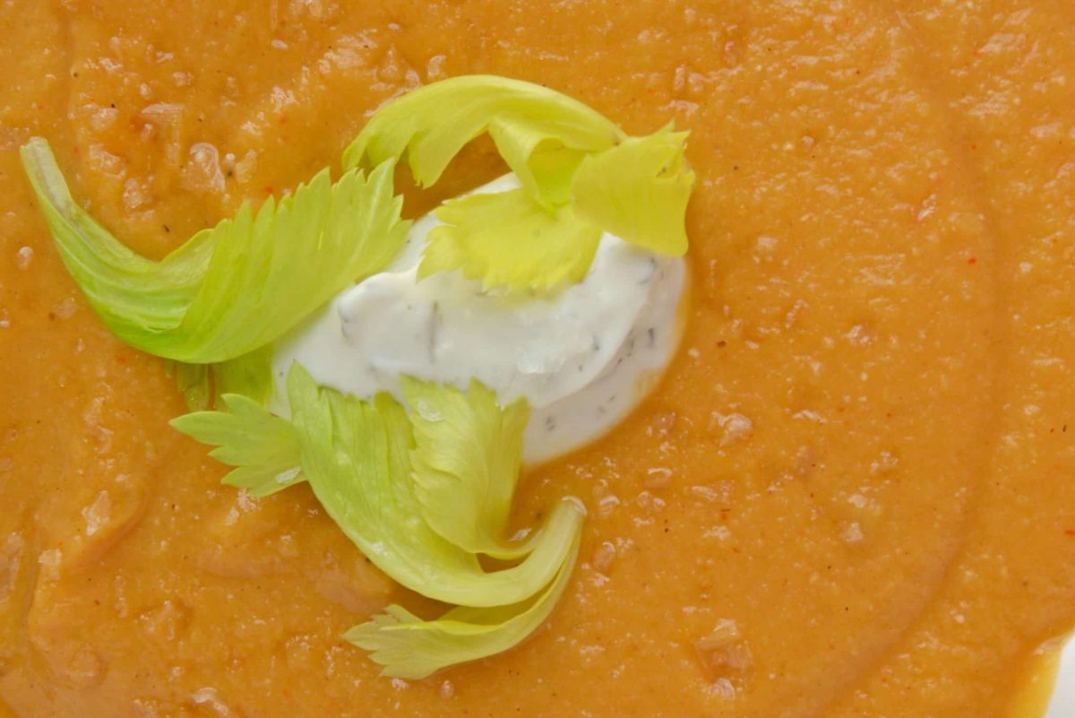Red Lentil Soup is the best comfort food for a cold or rainy day. Packed full of vegetables and spices, this easy soup recipe is hearty enough for a meal. #lentilsouprecipes #redlentilrecipes www.savoryexperiments.com