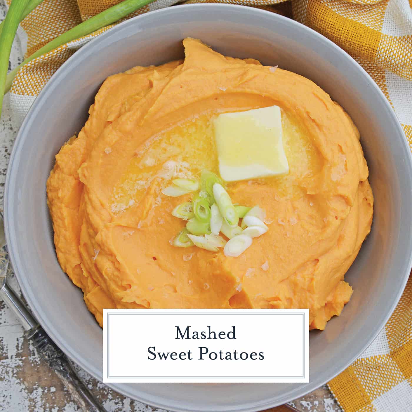 This Mashed Sweet Potatoes recipe uses baked sweet potatoes with natural sugars, bay leaf infused cream and a spike of orange juice for the best sweet potato mash ever! #sweetpotatomash #mashedsweetpotatoes www.savoryexperiments.com