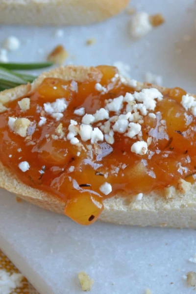 Apricot Bruschetta