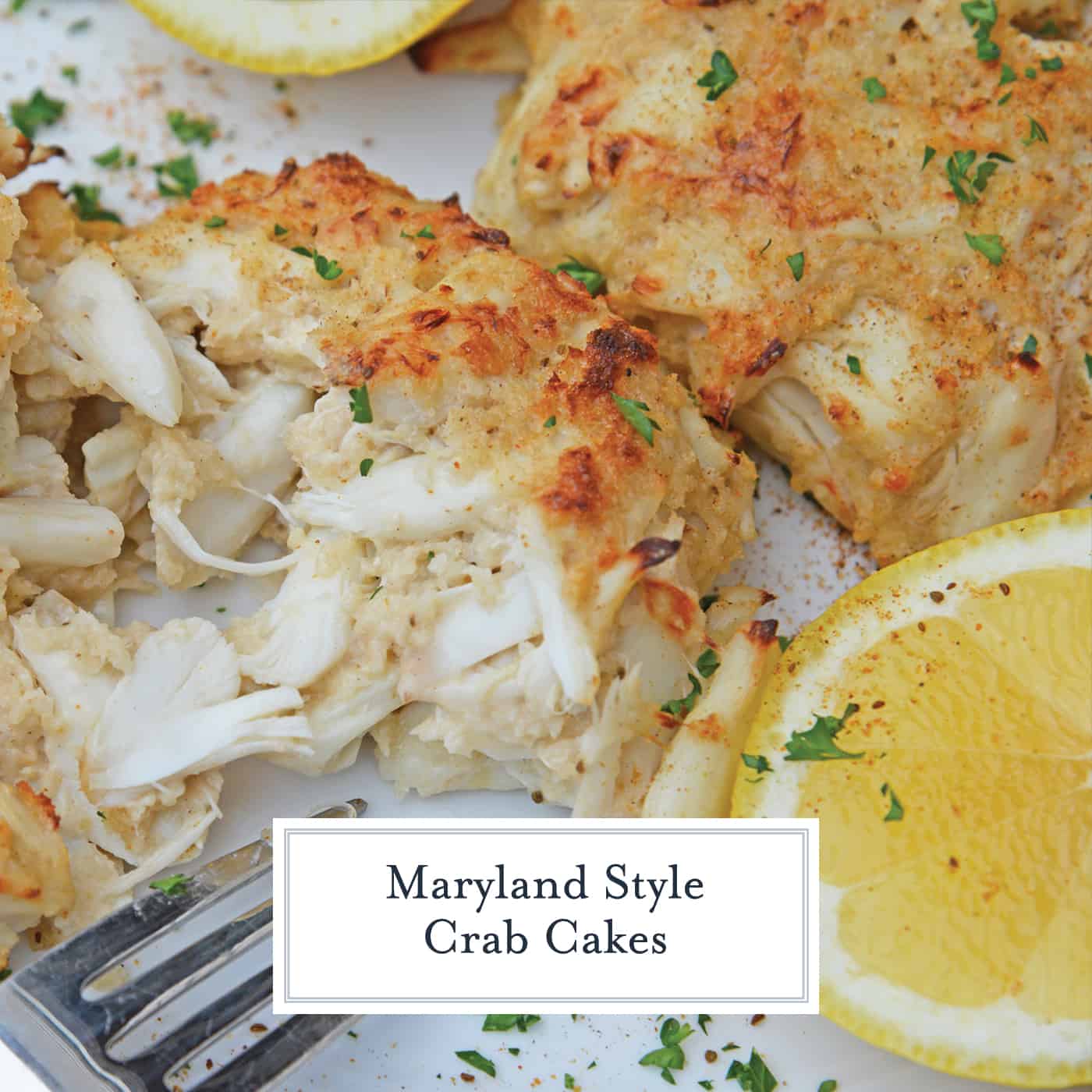 Maryland Crab Cakes are made with jumbo lump crab meat with little filler, Dijon mustard and Old Bay Seasoning plus secrets to making authentic Chesapeake crab cakes! #marylandcrabcakes #crabcakerecipe www.savoryexperiments.com