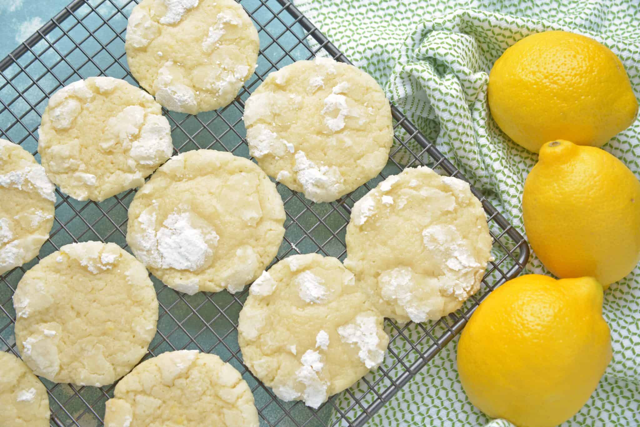 Lemon Cooler Cookies, also known as Sunshine Lemon Coolers, are a classic cookie recipe using fresh lemon and an easy cookie dough. #lemoncoolercookies #lemoncoolers #lemoncookies www.savoryexperiments.com 