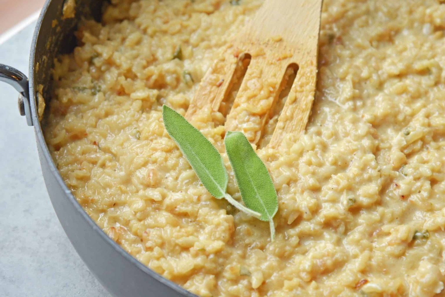 Sage Parsnip Risotto A Vegetable Risotto Recipe