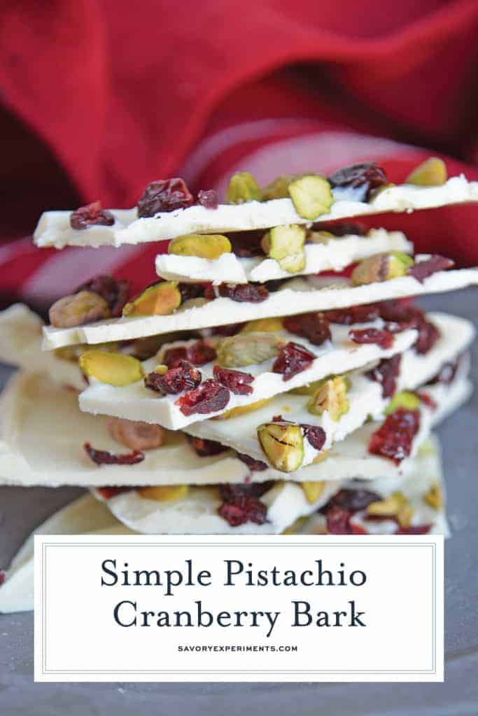 Pistachio cranberry bark for pinterest 