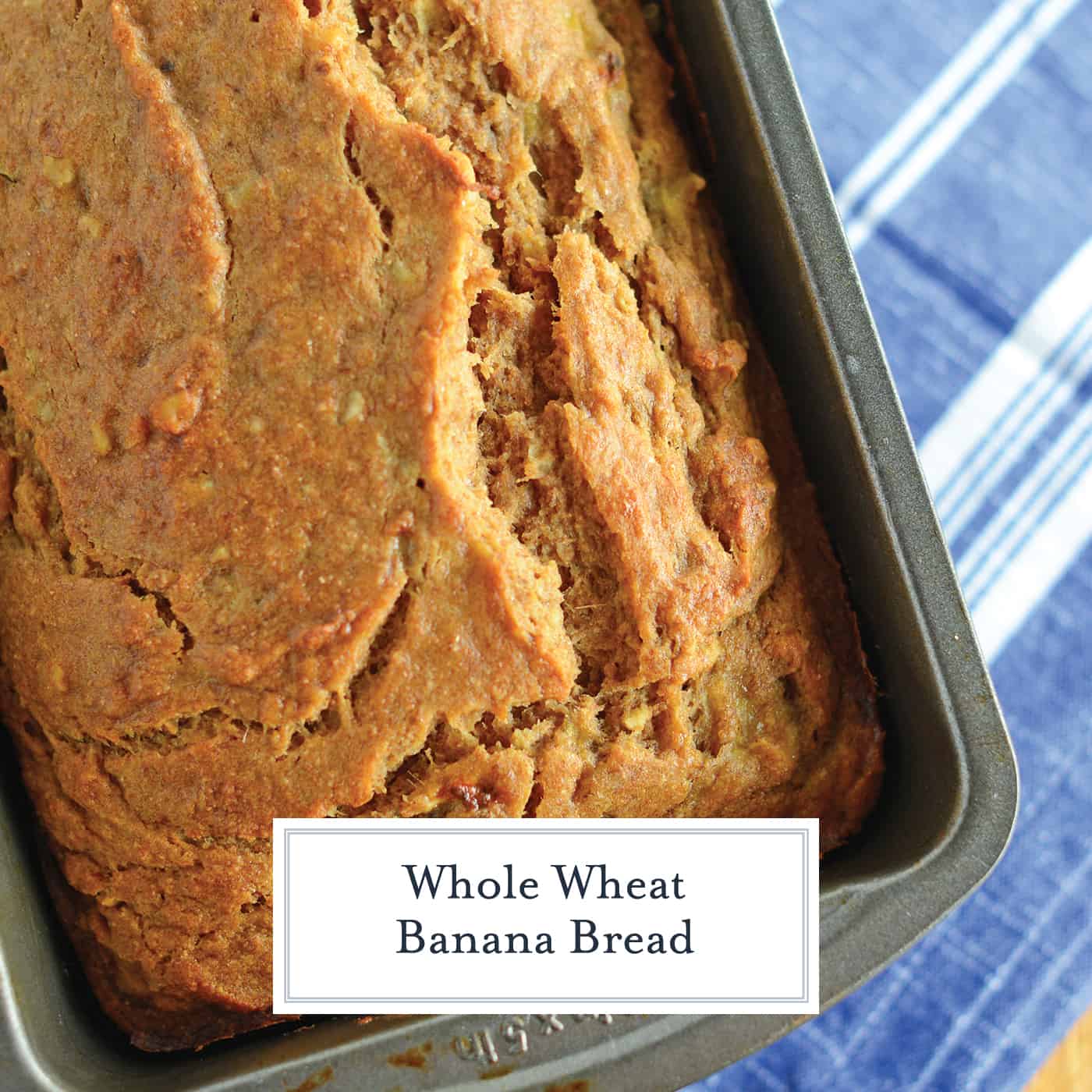 Whole Wheat Banana Bread is a healthier version of regular banana bread! Add pecans or walnuts for even more flavor! #wholewheatbananabread #bananabreadrecipe #bestbananabread www.savoryexperiments.com