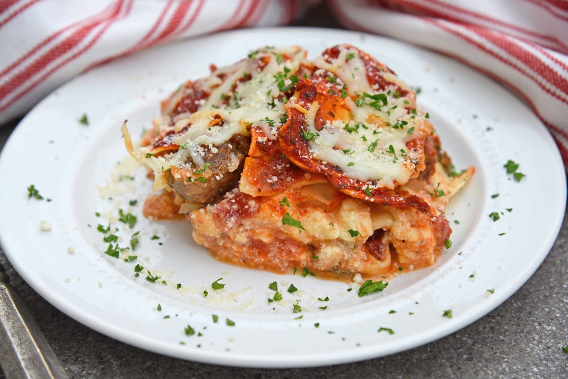 Giant No Boil Lasagna Homemade Lasagna For A Crowd