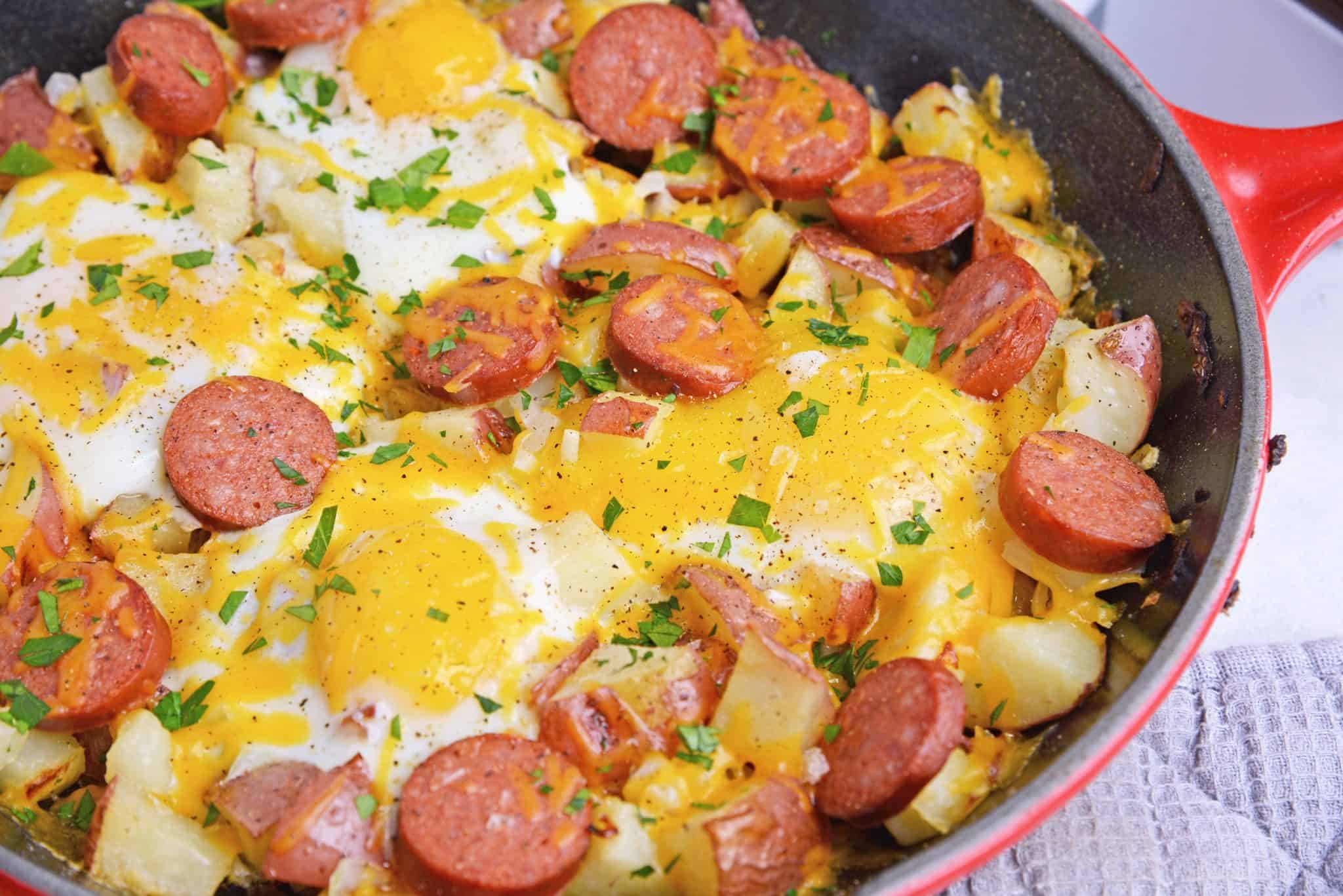 Baked Egg and Potato Skillet