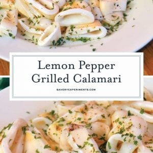 Lemon Pepper Grilled Calamari brings the flavors of the sea right to your dinner table. You won't be disappointed by this mouth-watering recipe.
