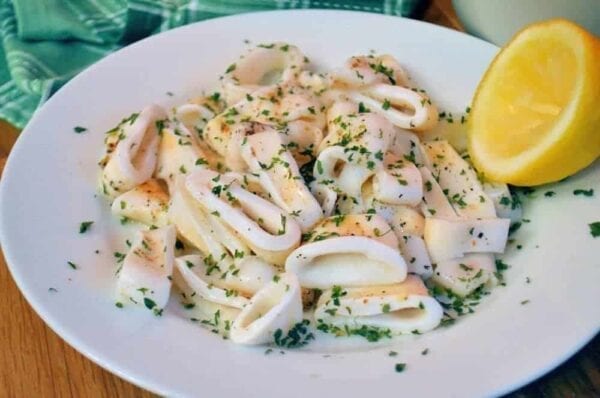 grilled calamari