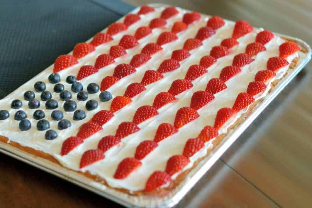 American Flag Cookie Cake Recipe American Flag Cookie Cake Recipe