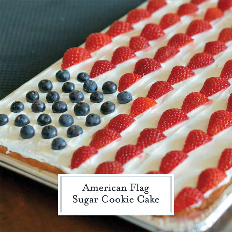 American Flag Cake